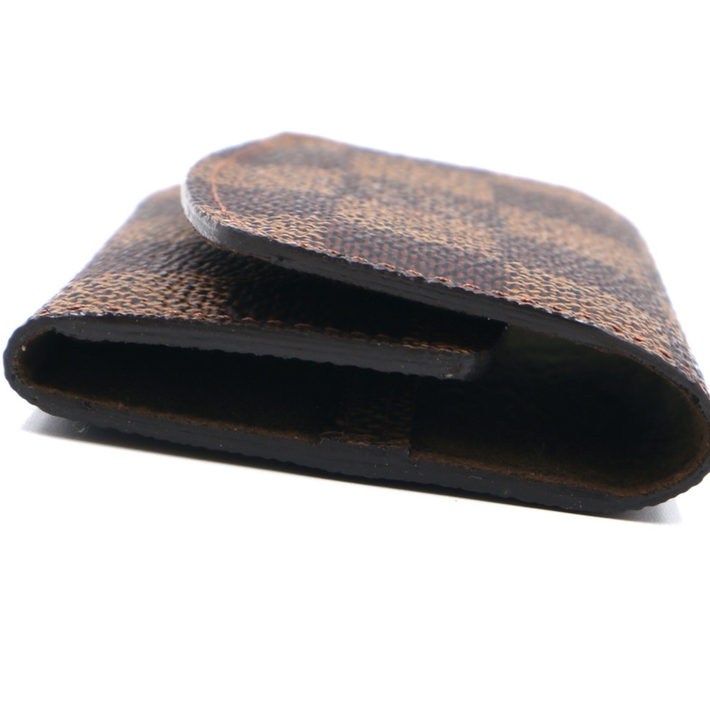 Damier Ebene Rare Trifold Cuff Link Holder Wallet - Picture 5 of 10